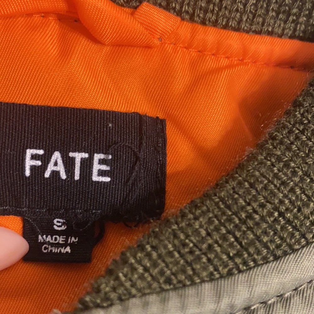 Cropped Bomber Jacket - Picture 2 of 3